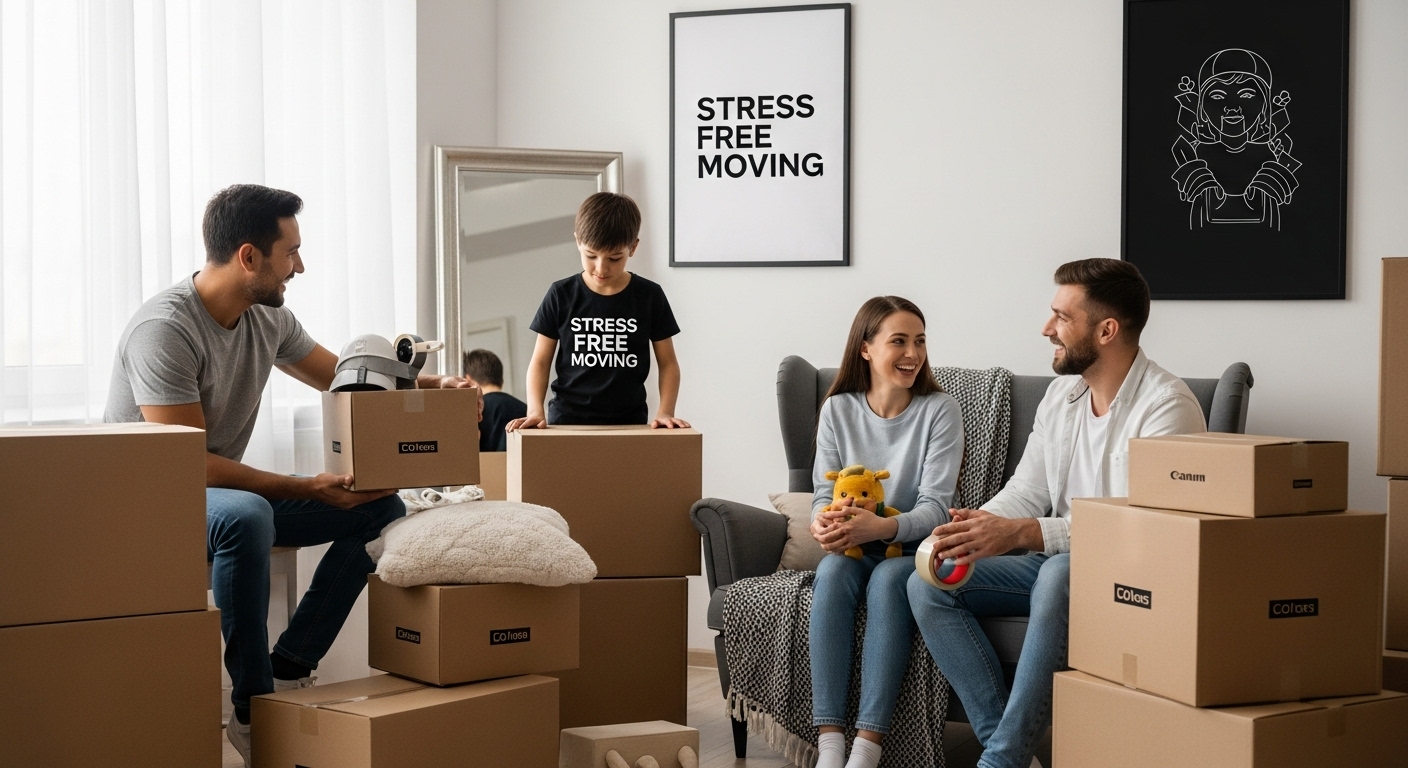 stress free moving family