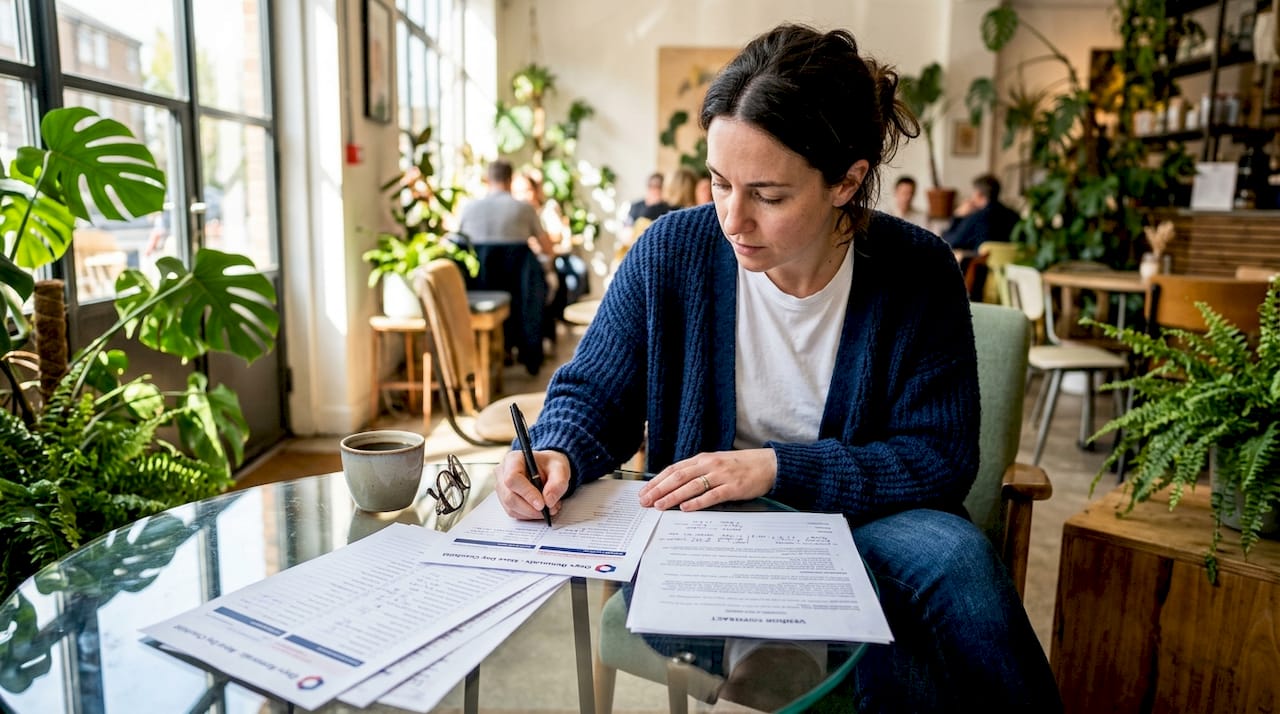 Move coordinator reviewing relocation plans