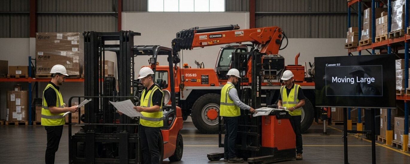 moving large machinery Melbourne