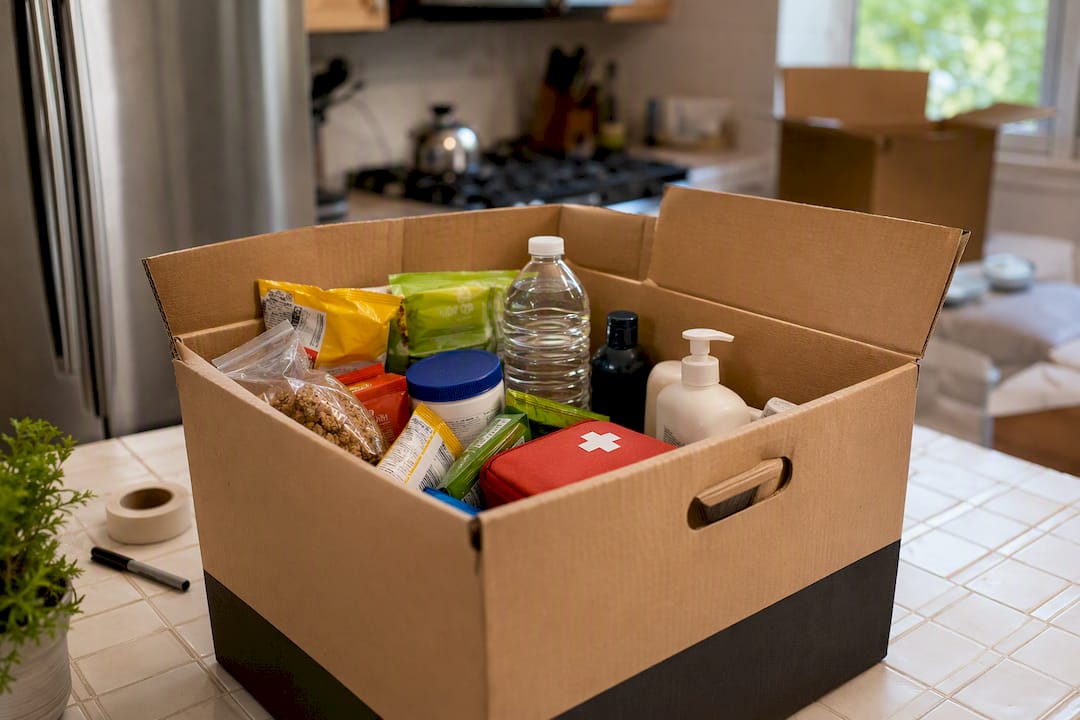 Essentials box packed with key items