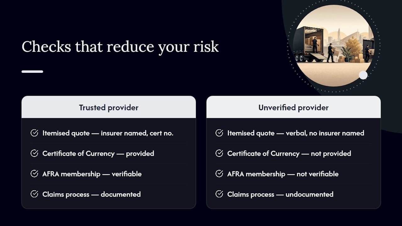 How trusted providers reduce your risk — overview diagram