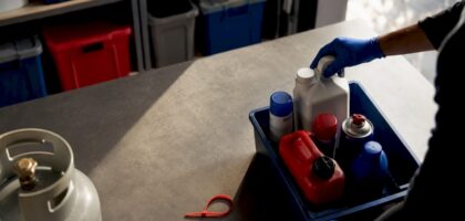 Household items sorted before a move