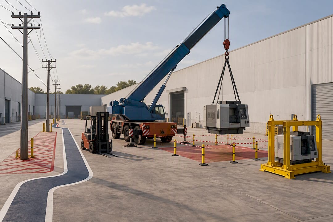 Isometric machine relocation risk controls