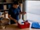 Hazardous household chemicals separated before moving